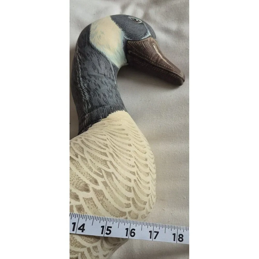 Vintage Canada Goose Plush Stuffed Animal Pillow | Folk Art | Door Stop - Picture 7 of 8